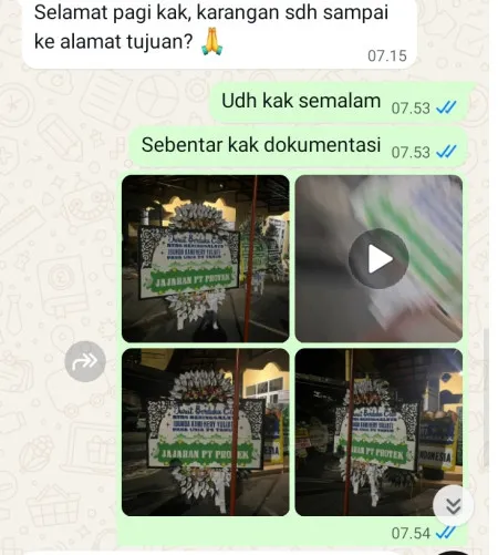 Pengiriman Papan Bunga Selamat Ruko Bekasi Barat