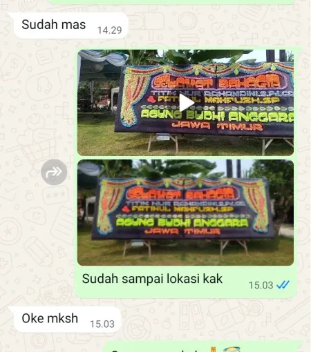Pengiriman Papan Bunga Ruko Bekasi Barat