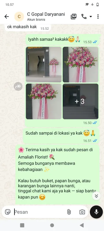 Pengiriman Karangan Bunga Ruko Bekasi Barat