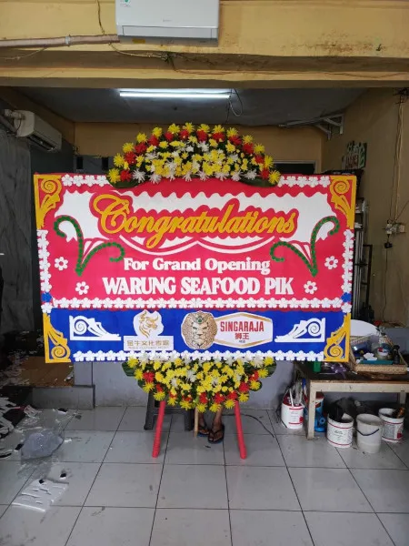 Papan Bunga Ucapan Selamat Ruko Bekasi Barat
