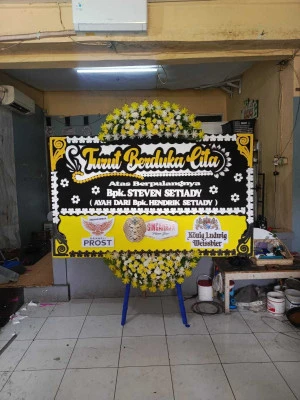 Papan Bunga di Ruko Bekasi Barat